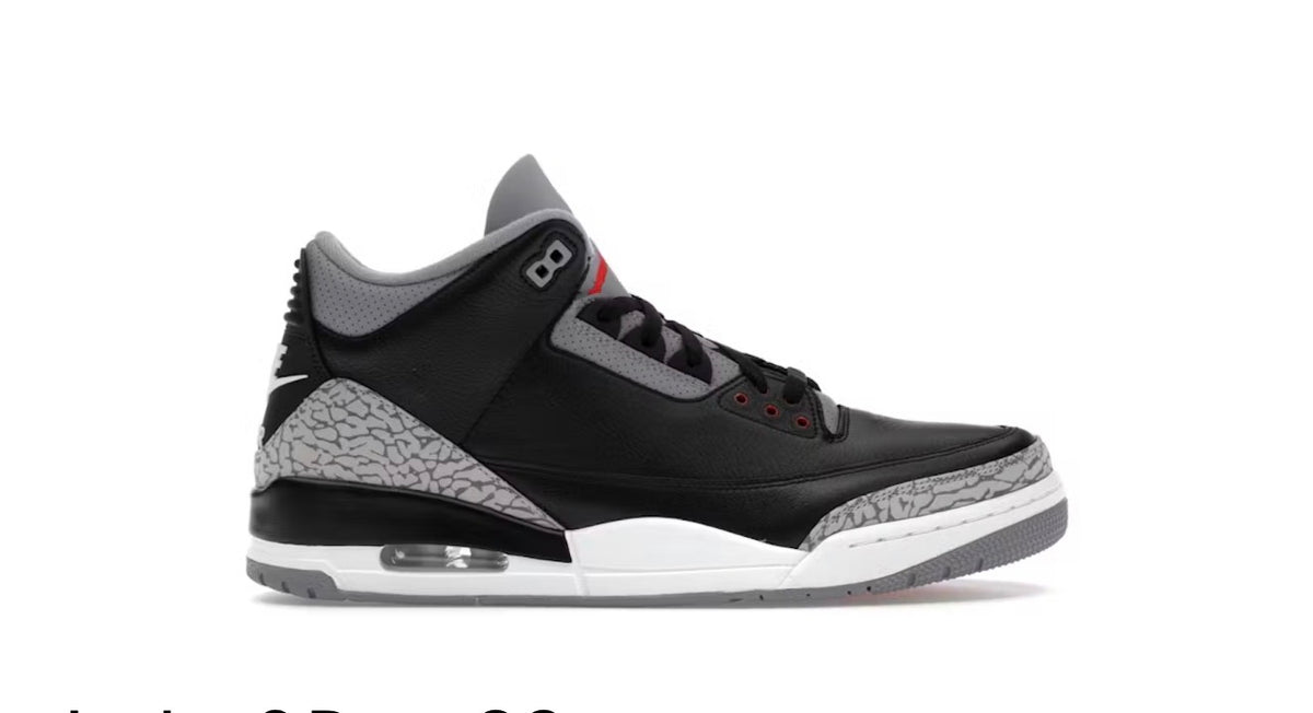 Jordan 3 Retro OG Black Cement